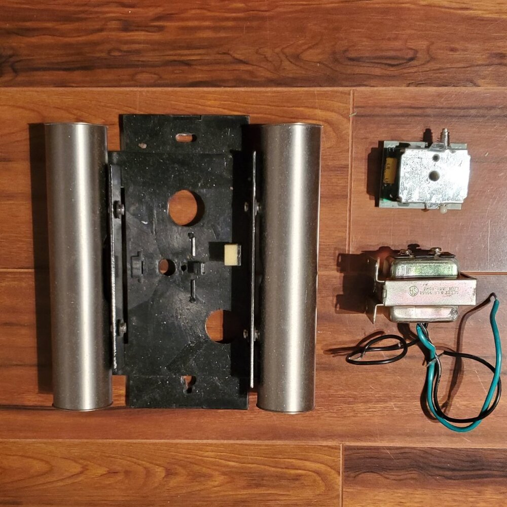 Craftmade CTPW-W Designer Pewter Tubes Door Chime, White 8.38"H x 7"W FOR PARTS